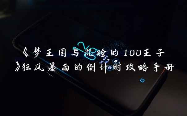 《梦王国与沉睡的100王子》狂风暴雨的倒计时攻略手册