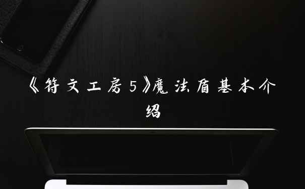 《符文工房5》魔法盾基本介绍