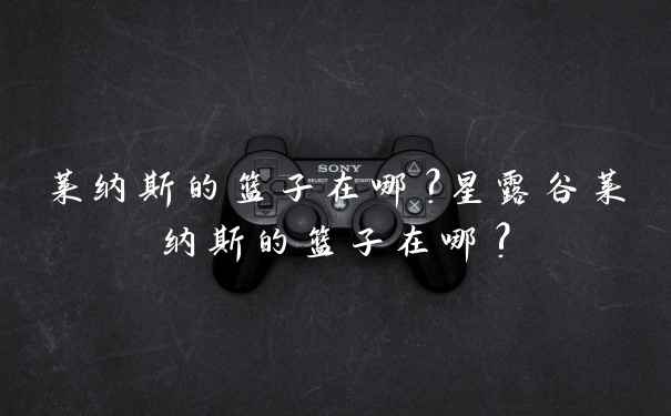 莱纳斯的篮子在哪？星露谷莱纳斯的篮子在哪?