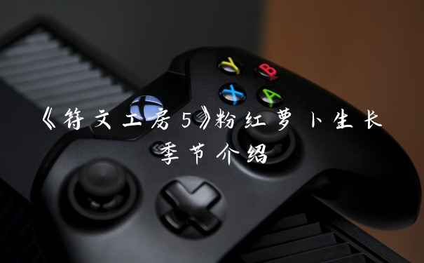 《符文工房5》粉红萝卜生长季节介绍
