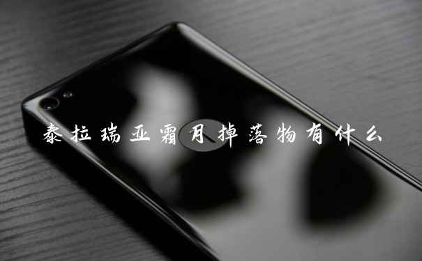 泰拉瑞亚霜月掉落物有什么