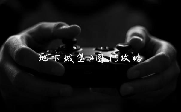 地下城堡2图15攻略
