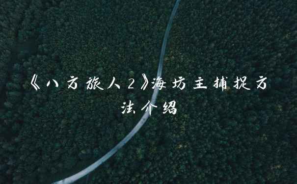 《八方旅人2》海坊主捕捉方法介绍