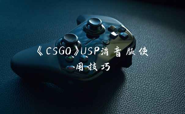 《CSGO》USP消音版使用技巧