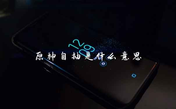 原神自抽是什么意思