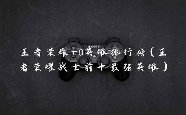 王者荣耀t0英雄排行榜（王者荣耀战士前十最强英雄）