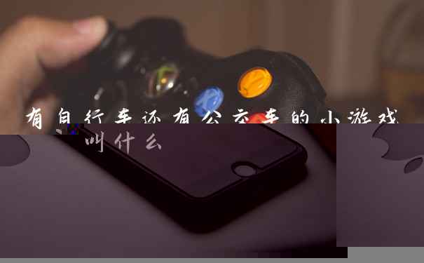 有自行车还有公交车的小游戏叫什么