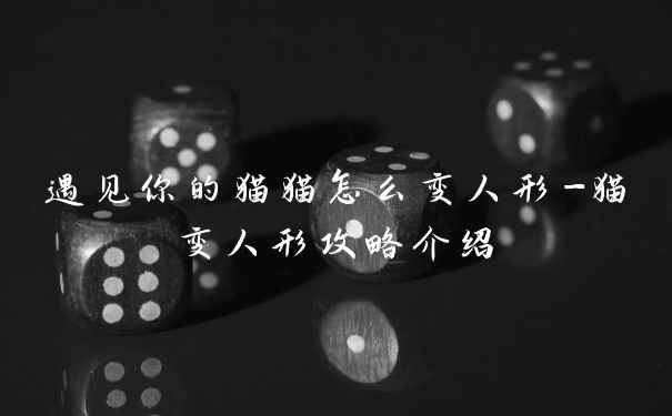 遇见你的猫猫怎么变人形-猫变人形攻略介绍