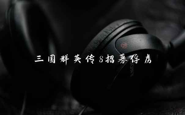 三国群英传8招募俘虏