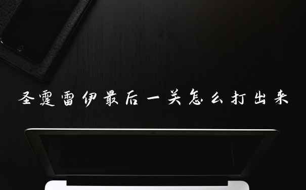 圣霆雷伊最后一关怎么打出来