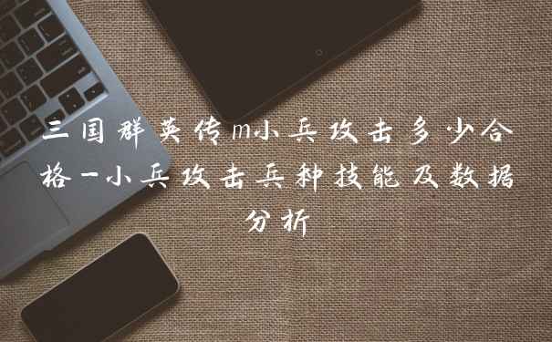 三国群英传m小兵攻击多少合格-小兵攻击兵种技能及数据分析