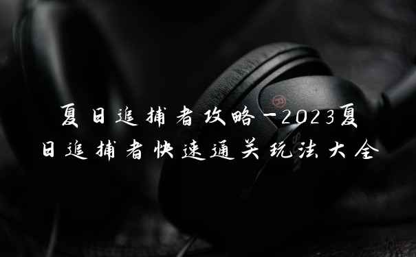 夏日追捕者攻略-2023夏日追捕者快速通关玩法大全
