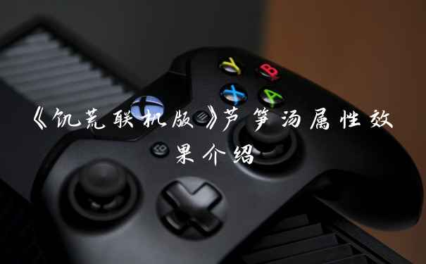 《饥荒联机版》芦笋汤属性效果介绍