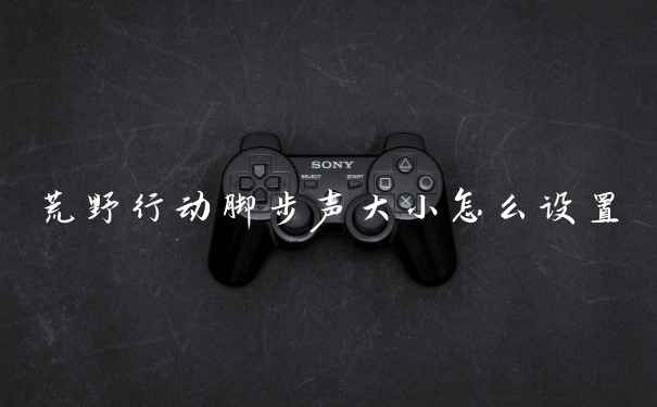 荒野行动脚步声大小怎么设置