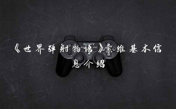 《世界弹射物语》索维基本信息介绍