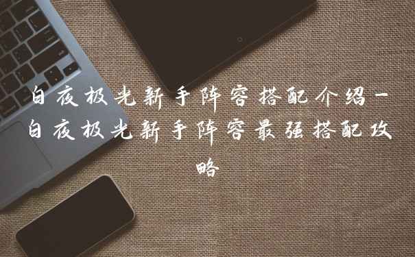 白夜极光新手阵容搭配介绍-白夜极光新手阵容最强搭配攻略