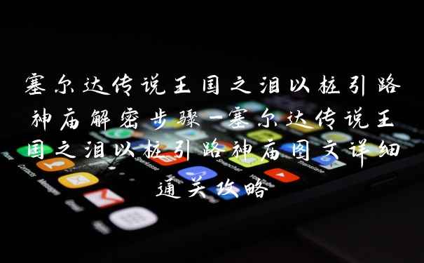 塞尔达传说王国之泪以桩引路神庙解密步骤-塞尔达传说王国之泪以桩引路神庙图文详细通关攻略