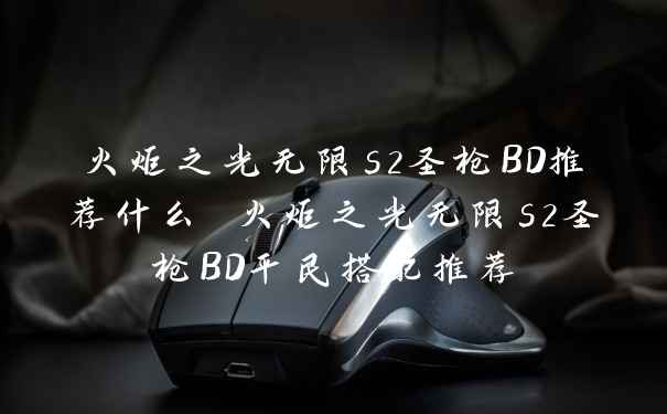 火炬之光无限s2圣枪BD推荐什么 火炬之光无限s2圣枪BD平民搭配推荐