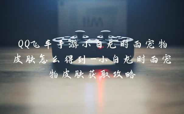 QQ飞车手游小白龙时雨宠物皮肤怎么得到-小白龙时雨宠物皮肤获取攻略