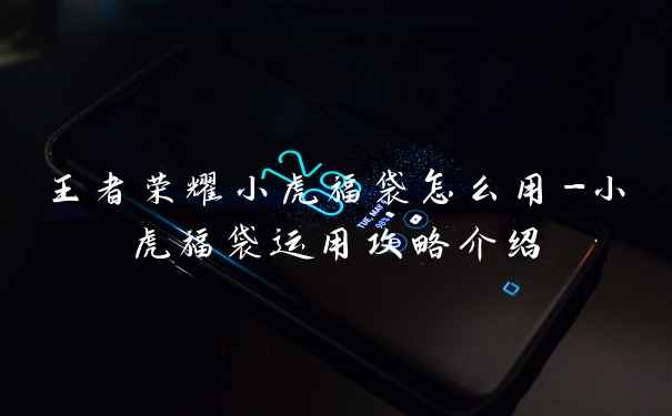 王者荣耀小虎福袋怎么用-小虎福袋运用攻略介绍