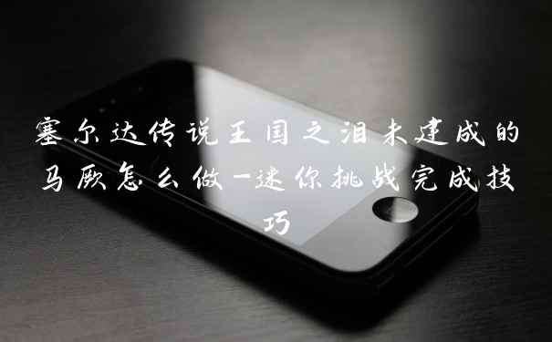 塞尔达传说王国之泪未建成的马厥怎么做-迷你挑战完成技巧