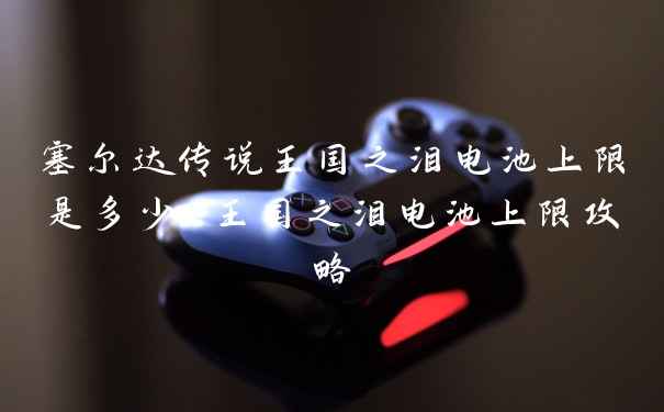 塞尔达传说王国之泪电池上限是多少-王国之泪电池上限攻略