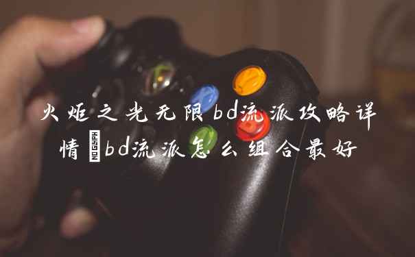 火炬之光无限bd流派攻略详情_bd流派怎么组合最好