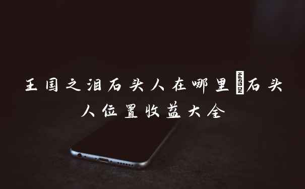 王国之泪石头人在哪里_石头人位置收益大全