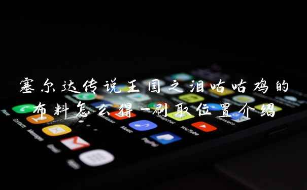 塞尔达传说王国之泪咕咕鸡的布料怎么得-刷取位置介绍