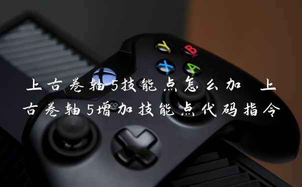 上古卷轴5技能点怎么加 上古卷轴5增加技能点代码指令