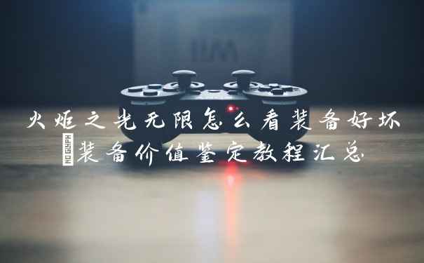 火炬之光无限怎么看装备好坏_装备价值鉴定教程汇总