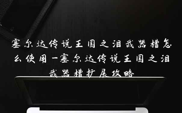 塞尔达传说王国之泪武器槽怎么使用-塞尔达传说王国之泪武器槽扩展攻略