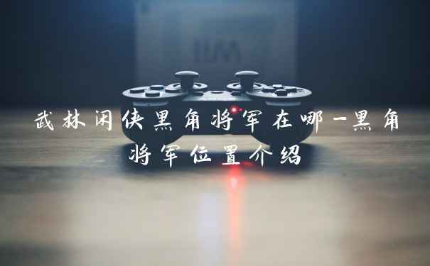 武林闲侠黑角将军在哪-黑角将军位置介绍