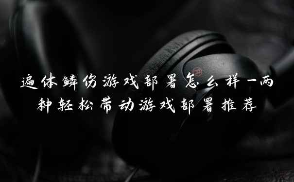 遍体鳞伤游戏部署怎么样-两种轻松带动游戏部署推荐