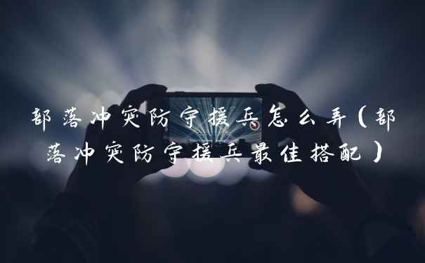 部落冲突防守援兵怎么弄（部落冲突防守援兵最佳搭配）