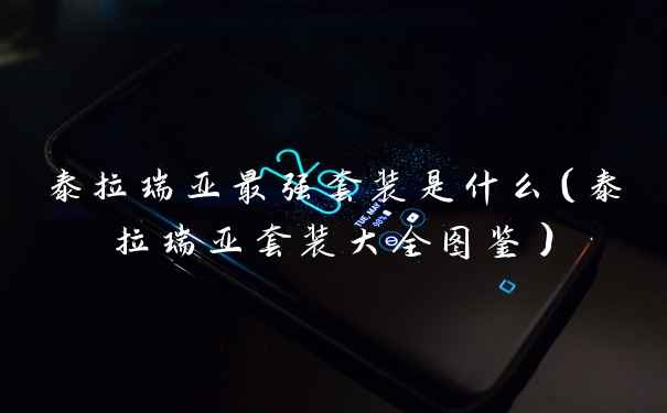 泰拉瑞亚最强套装是什么（泰拉瑞亚套装大全图鉴）
