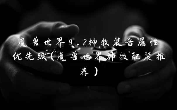 魔兽世界9.2神牧装备属性优先级（魔兽世界神牧配装推荐）