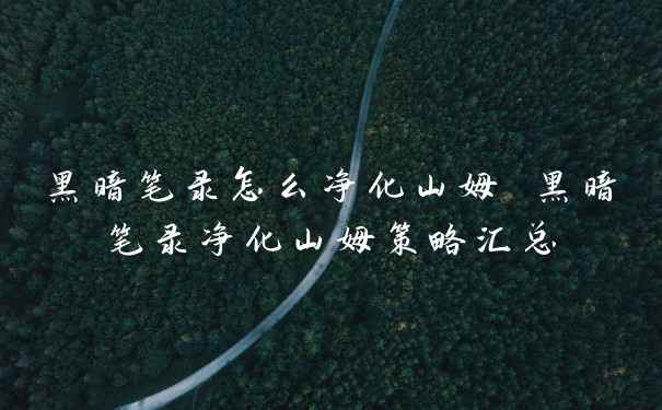 黑暗笔录怎么净化山姆 黑暗笔录净化山姆策略汇总