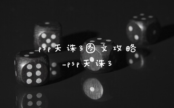 psp天诛3图文攻略_psp天诛3