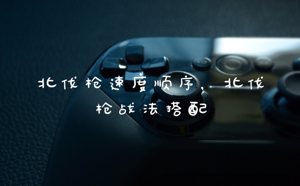 北伐枪速度顺序，北伐枪战法搭配