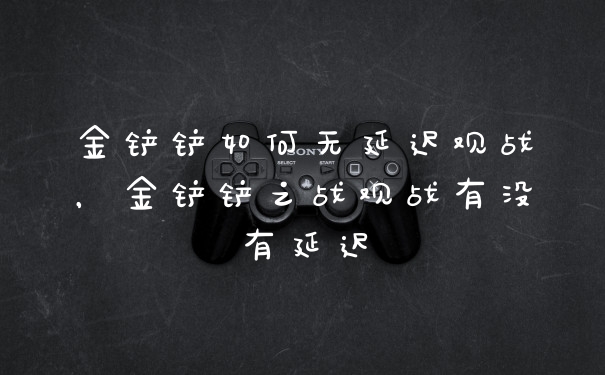 金铲铲如何无延迟观战，金铲铲之战观战有没有延迟