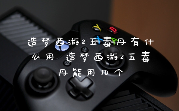 造梦西游2五毒丹有什么用 造梦西游2五毒丹能用几个