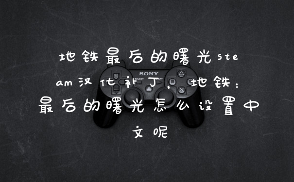 地铁最后的曙光steam汉化补丁，地铁：最后的曙光怎么设置中文呢