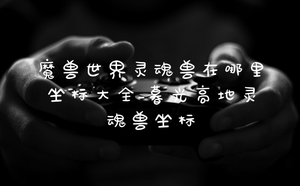 魔兽世界灵魂兽在哪里坐标大全_暮光高地灵魂兽坐标