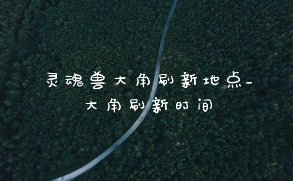 灵魂兽大角刷新地点_大角刷新时间