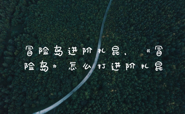 冒险岛进阶扎昆，《冒险岛》怎么打进阶扎昆