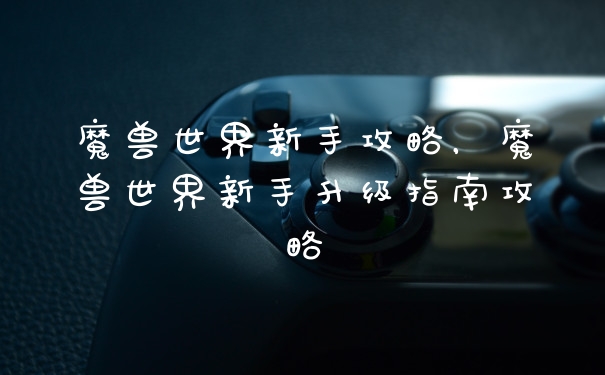 魔兽世界新手攻略，魔兽世界新手升级指南攻略