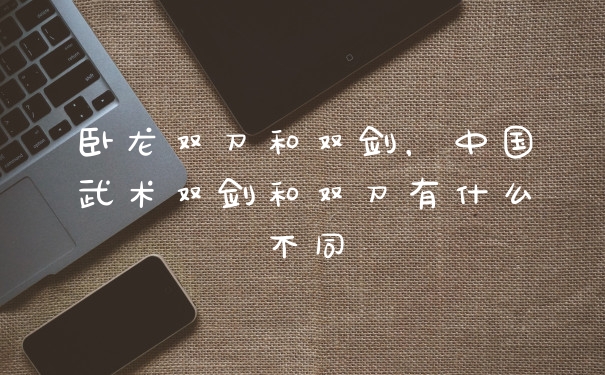 卧龙双刀和双剑，中国武术双剑和双刀有什么不同
