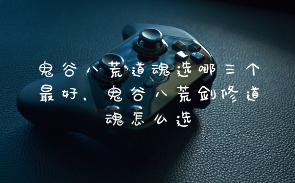 鬼谷八荒道魂选哪三个最好，鬼谷八荒剑修道魂怎么选