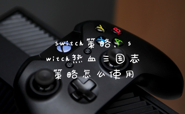switch策略，switch热血三国志策略怎么使用